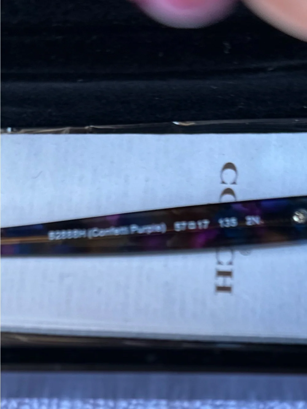 Coach Multicolor Purple Cat-Eye Sunglasses
